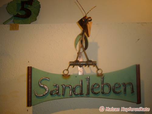 Namensschild m. Vogel